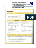 9ºano-Equações Do 2º Grau