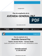 Obras de Ampliación Avda. General Paz - CABA