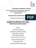 Trabajo Metodologia estrès en odontologia