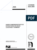 Diseño Sismorresistente de Estructuras en Aguas Lacustres y Someras 3624-2000 - Documents
