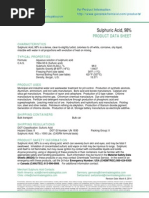 Sulfuric Acid 98 PDS