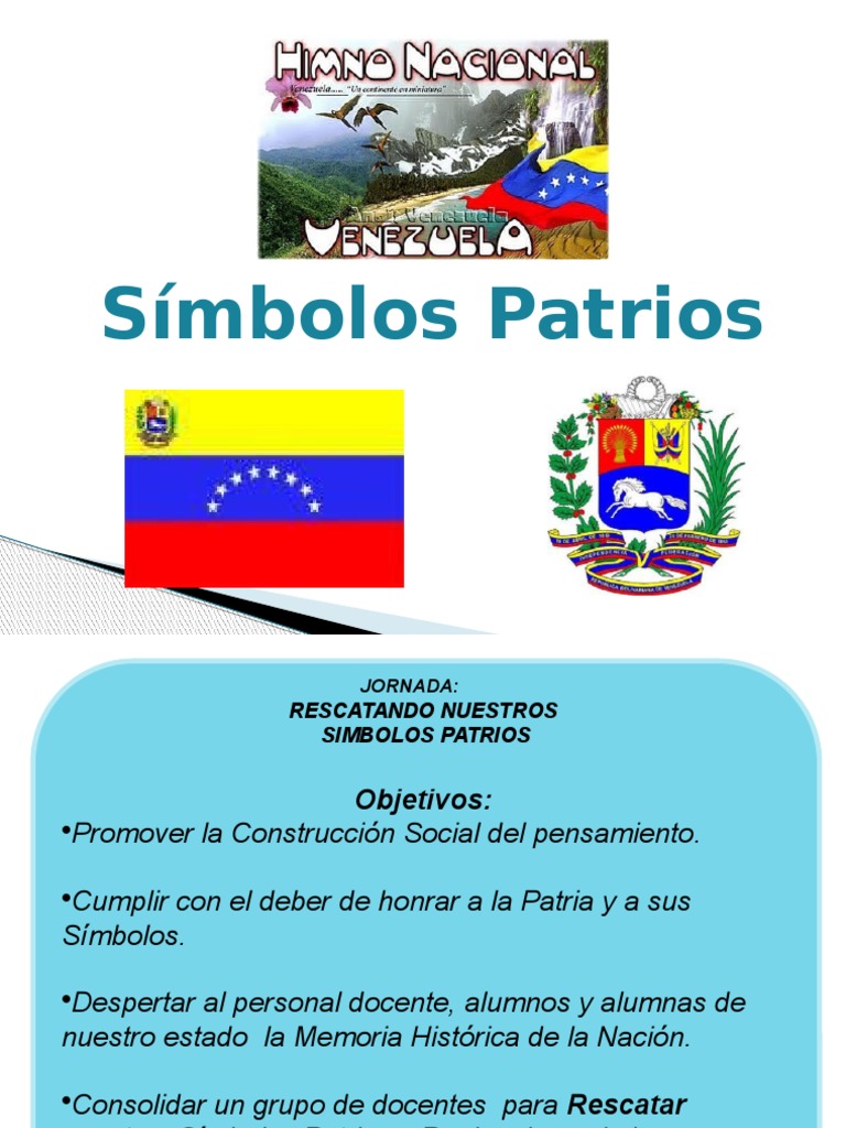 Simbolos Patrios | PDF | Venezuela