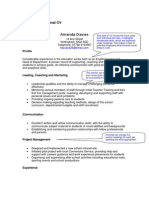 Functional CV Sample