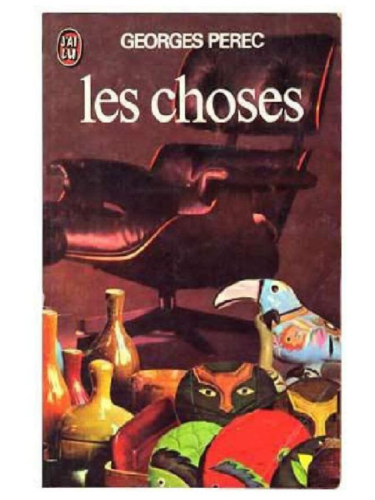 Perec Les Choses 1965 Chemise Biens de consommation