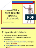 Anatomia y Fisiologia Del Aparato Circulatorio