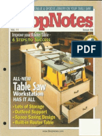 ShopNotes #66 - All New Table Saw Workstation