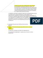 Contraste de La Bondad de Ajuste para Probabilidades Especificadas