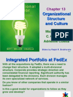 Organizational Structure and Culture