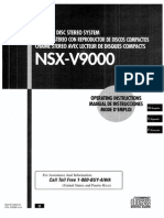 AIWA NSX-V9000 CD Stereo System User Guide