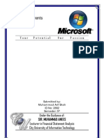 Microsoft_Financial Statements Analyisis _Aarif Shah_City University_Peshawar[1].
