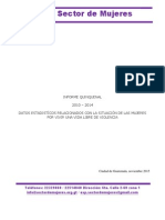Informe Quinquenal 2010 - 2014