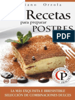 84 Recetas para Preparar Postre - Mariano Orzola