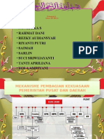 Pemerintah Pusat dan Daerah