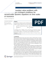 Advances in Difference Equations Volume 2011 Issue 1 2011 (Doi 10.1186 - 1687-1847-2011-42) Yongkun Li Jiangye Shu - Solvability of Boundary Value Problems With Riemann-Stieltjes Î"-Integral Conditio