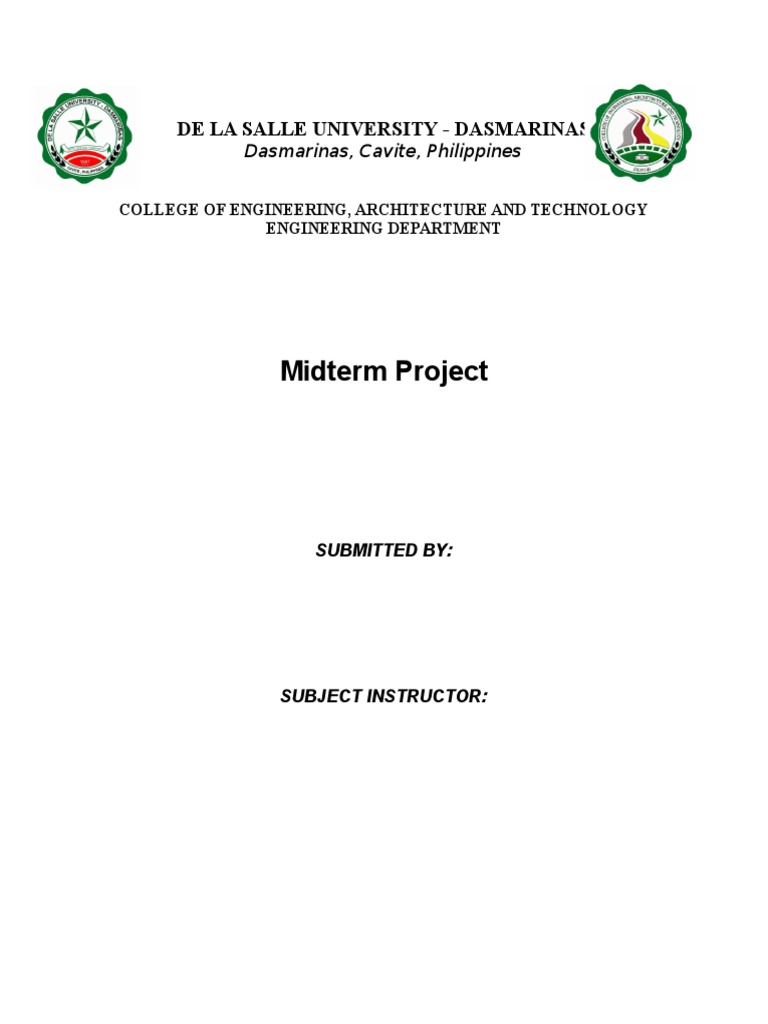 Midterm Project - Engineering Department | PDF | Technology & Engineering