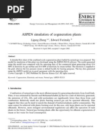 [10] ASPEN Simulation of Cogeneration Plant