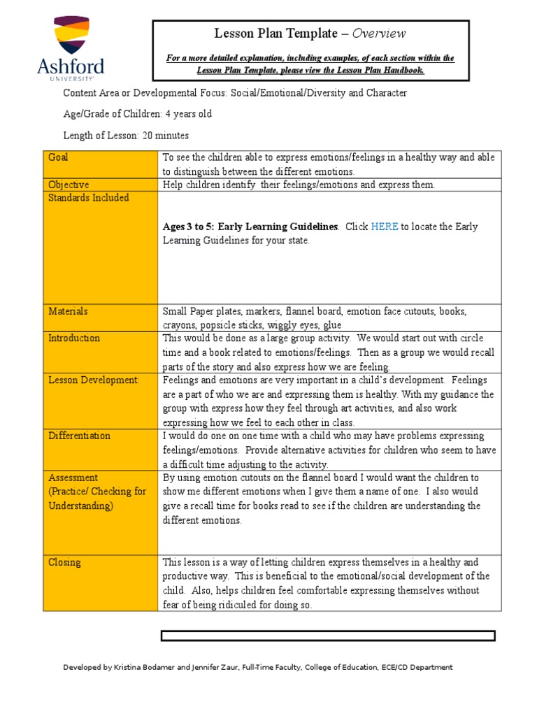 Lesson Plans Final Week 5 | PDF | Child Development | Relationships