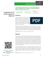 Gua de Manejo Diagnstico y Teraputico de La Artritis Sptica en Urgencias