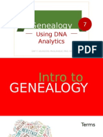 Genealogical Tests Using DNA