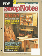 ShopNotes #52 (Vol. 09) - Knock-Down Workbench | PDF