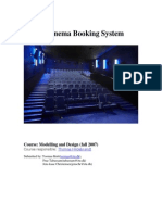 Cinema Booking System Design Document