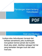 Pandangan Islam Tentang Kebudayaan