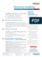 Active Directory Auditing Quick Reference Guide