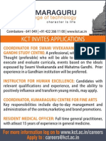 8x9 Cm KCT Paper AdvT HR Gandhi Study Centre Co Ordinator FINAL for PRINT (1)