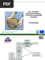 ENVIRONMENTAL IMPACT ASSESSMENT (MSM3208) LECTURE NOTES 9-Screening