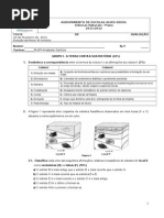 Teste Ciencias 7 3.º Correcção