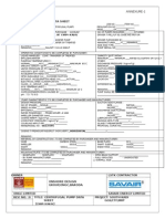 Centrifugal Pump Data Sheet: (Cwip-I Kalol)