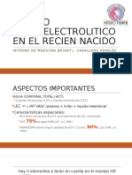 Manejo Hidroelectrolitico en El Recien Nacido