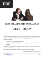 Download Ielts Speaking Tips and Samples - Ielts Simon by mha_43 SN291537115 doc pdf