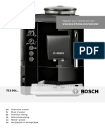 Manual Espressor Bosch