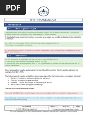 洋書 Phraseology Phraseology | PDF | Transponder