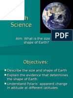 1 Earth's Shape and Size