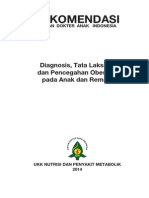 Diagnosis, Tata Laksana Obesitas Pada Remaja