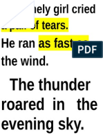 He Ran As Fast As The Wind