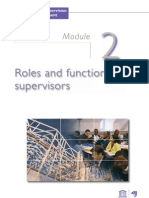 Roles and Functions of Supervisors: Reforming School Supervision For Quality Improvement