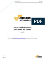 AWS Amazon SES Best Practices