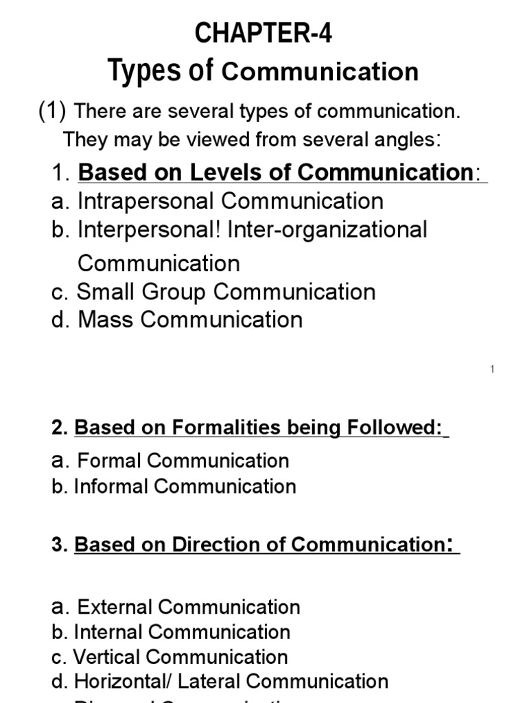 🎉 Types of formal communication. What is Informal Communication