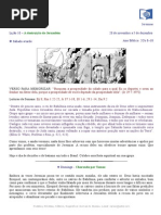 Lição 10 – A destruição de Jerusalém + textos_GGR