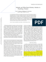 color-blind racial attitudes and white racial identity attitudes