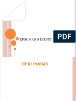 PPT-9 - Ballads, Epics and Irony
