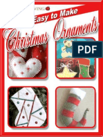 6 Sew Easy to Make Christmas Ornaments