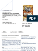 Ficha de Leitura A Evasão