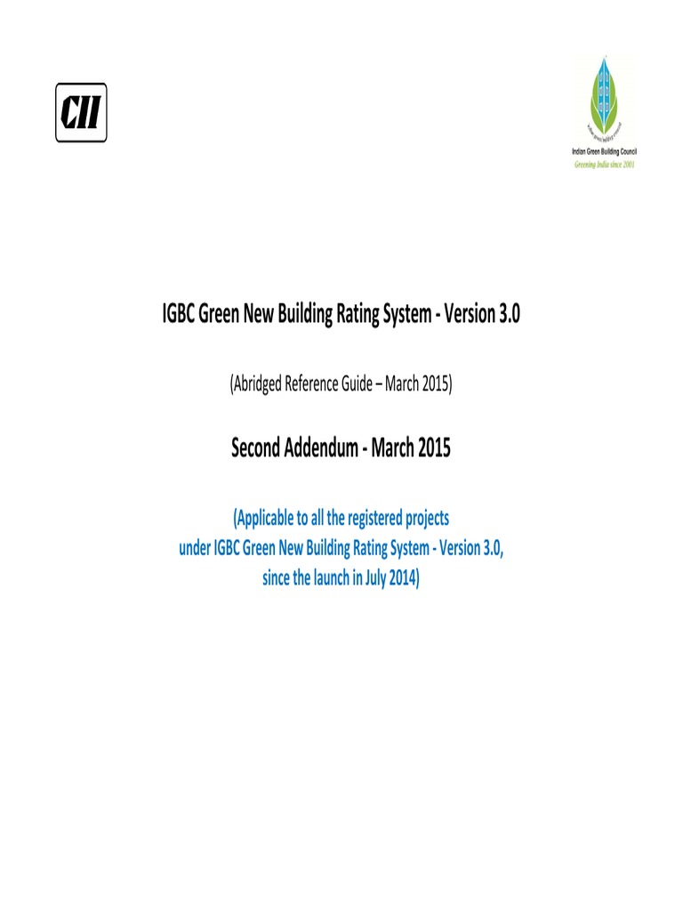 IGBC Green Building Rating System Guide | PDF | Green Building ...