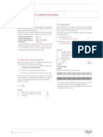 Technical Data & Cables Parameters: 7. Cable Ampacity 9. Voltage Drop