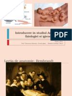 Introducere in Studiul Anatomiei, Fiziologiei Si Igienei