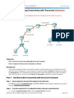 11.3.2.2 Packet Tracer - Test Connectivity With Traceroute Instructions IG